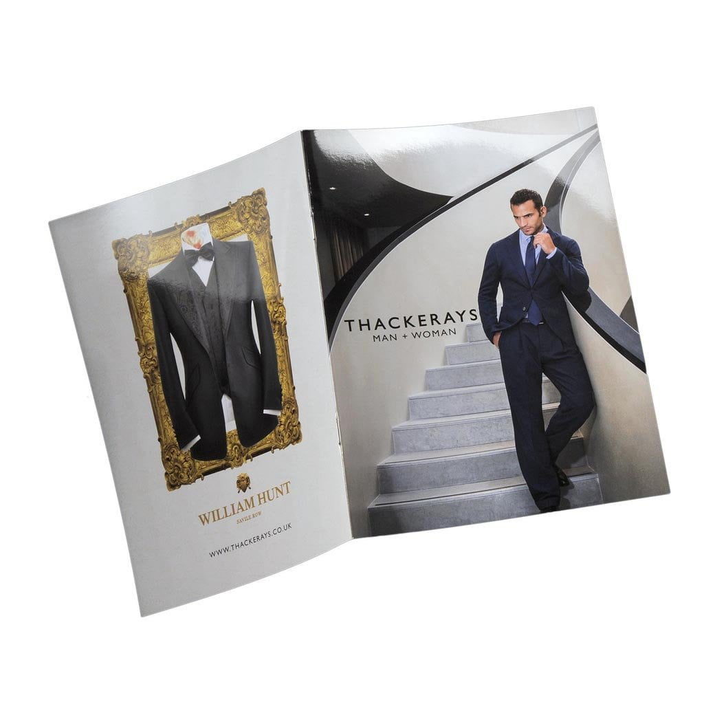 Brochure printing - image of brochure for suits