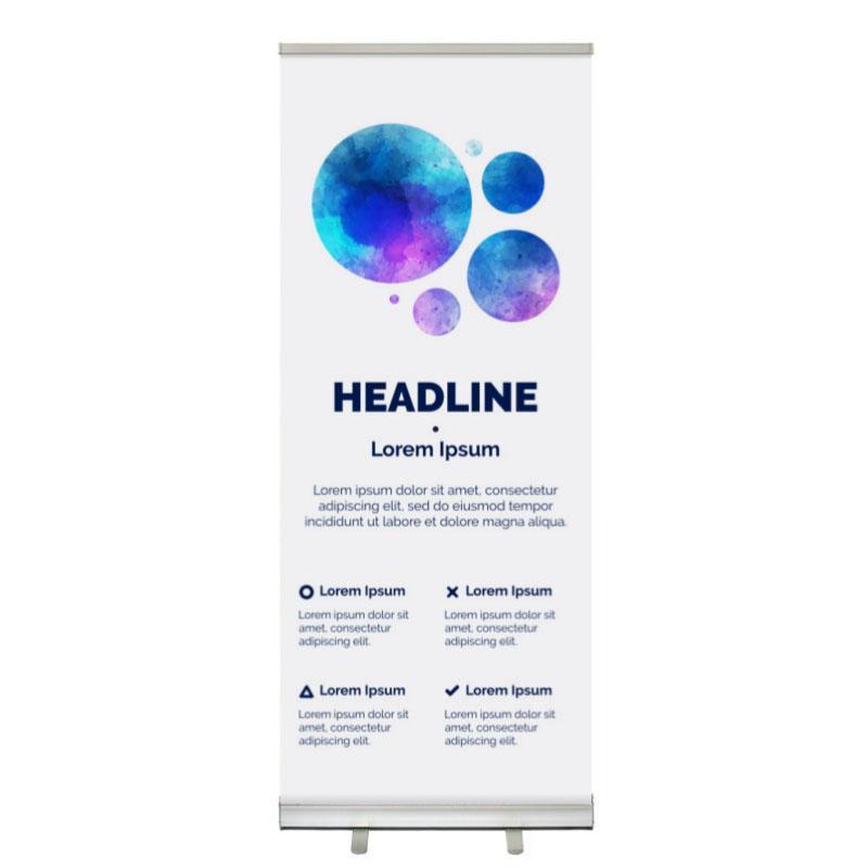 Standard Roller Banner Bubble, Roller Banner Printing UK