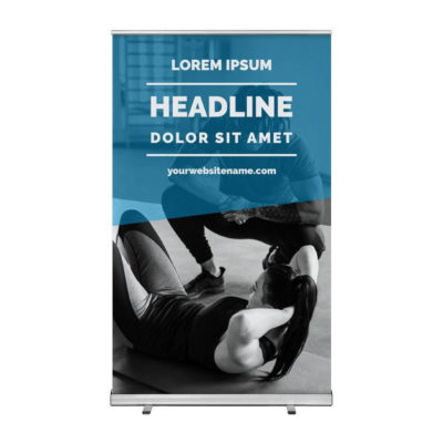 Wide Roller Banner Lifestyle