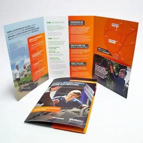 A5 6 page folder with document pocket