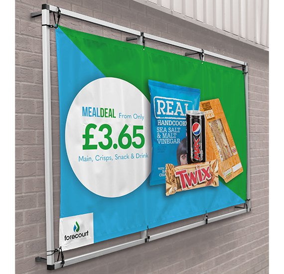 wall mounted banner frames