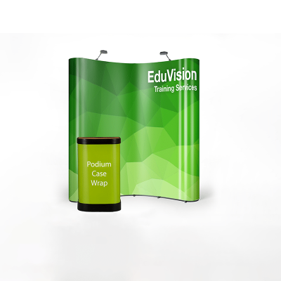 Curved Exhibition Stand - 3x3 | Eazy Print