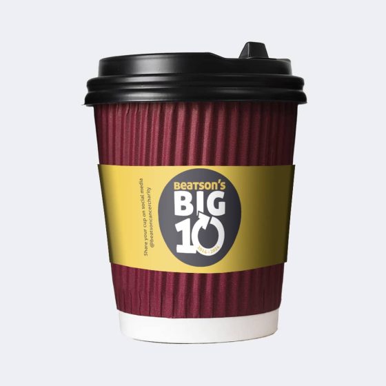 Coffee Cup Sleeves Print Example