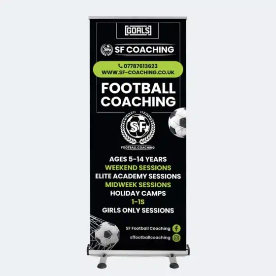 Outdoor Roller Banner Example