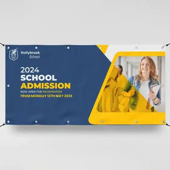 School Admission Banners
