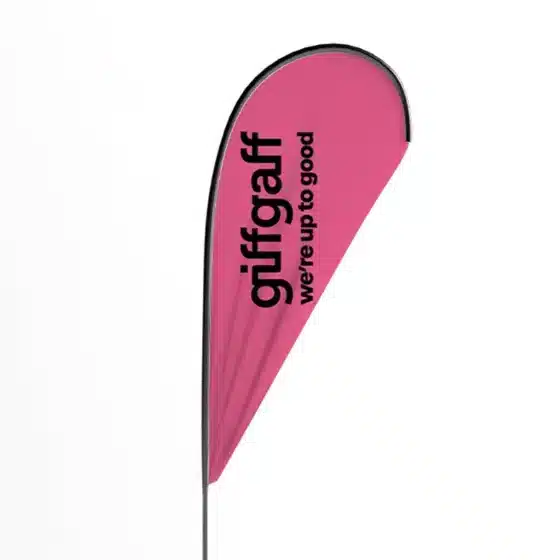 tear drop flag