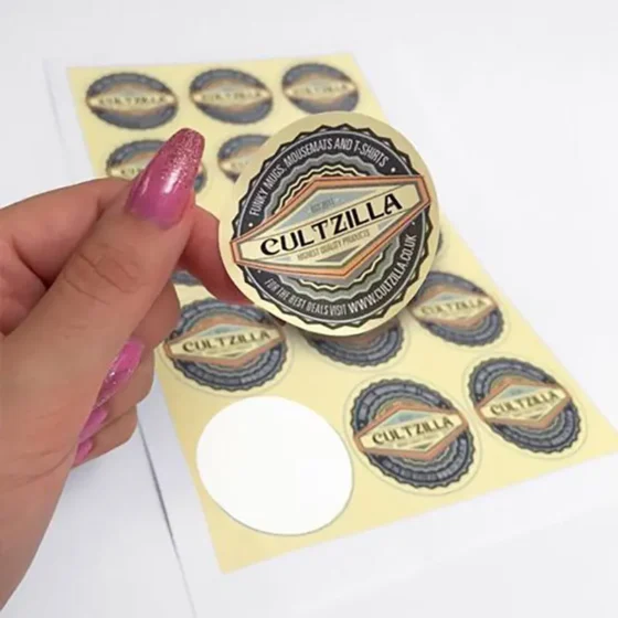 Circle Labels Round Sticker Sheets