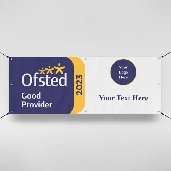 ofsted pvc banner design