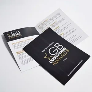 Arts & Exhibition Venues 8 bi fold leaflets