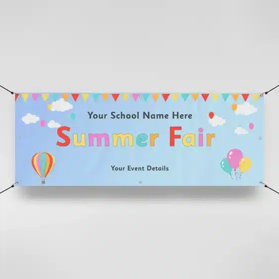 summer fair banner design