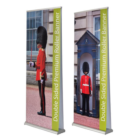 how do you set up a roller banner - double sided