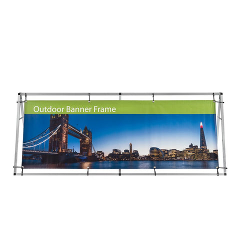 outdoor banner frame